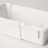 IKEA KACKLA (ИКЕА КАКЛА) — Раздвижной контейнер, белый 13-18x9 см — фото 3