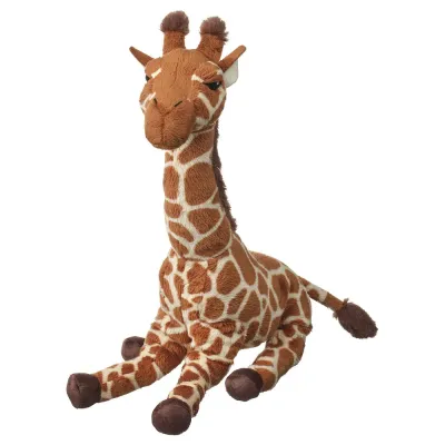 IKEA SANDLÖPARE (ИКЕА САНДЛЁПАРЕ) — Мягкая игрушка, жирафёнок/коричневый 45 см