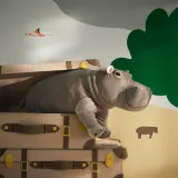 IKEA SANDLÖPARE (ИКЕА САНДЛЁПАРЕ) — Чемодан, светло-коричневый 50x35x15 см — фото 5