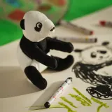 IKEA DJUNGELSKOG (ИКЕА ДЙУНГЕЛСКОГ) — Мягкая игрушка, мини/панда 11 см — фото 5