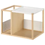 IKEA GILLERSBERG (ИКЕА ГИЛЛЕРСБЕРГ) — Прикроватная тумба, бамбук/белый 39x39x56 см — фото 4
