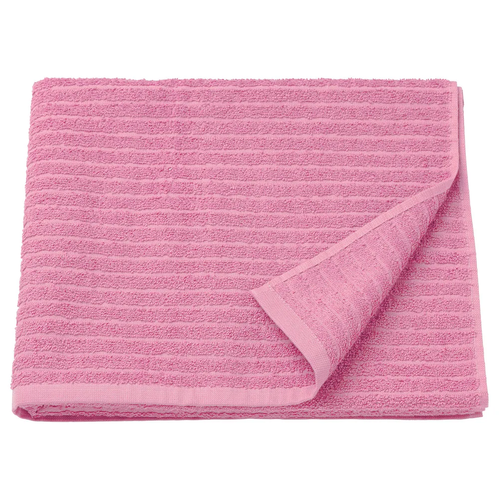 IKEA VÅGSJÖN (ИКЕА ВОГШЁН) — Полотенце банное, розовое 70x140 см