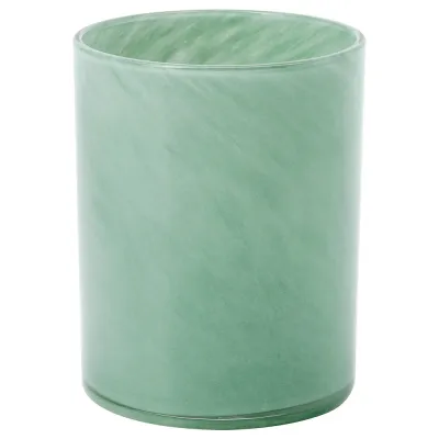 IKEA VINDSTILLA (ИКЕА ВИНДСТИЛЛА) — Подсвечник, зелёный 15 см