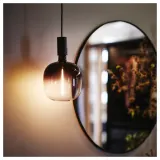 IKEA MOLNART (ИКЕА МОЛНАРТ) — Светодиодная лампа E27 200 люмен, трубчатая чёрный/прозрачное стекло 185 мм — фото 5