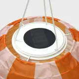 IKEA SOLVINDEN (ИКЕА СОЛВИНДЕН) — Подвесной светильник, узор в полоску на солнечной батарее/оранжевый розовый 43 см — фото 2