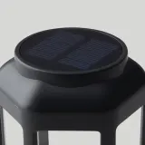 IKEA SOLVINDEN (ИКЕА СОЛВИНДЕН) — Грунтовый светильник LED на солн. батарее, для улицы/прозрачный чёрный — фото 3