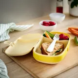 IKEA KAPTENSFISK (ИКЕА КАПТЕНСФИСК) — Ланчбокс, жёлтый 23х13х6 см — фото 4