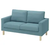 IKEA SALTSJÖBADEN (ИКЕА САЛТШЁБАДЕН) — Чехол на 2-местный диван, Фридтуна тёмный серо-синий — фото 2