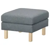 IKEA SALTSJÖBADEN (ИКЕА САЛТШЁБАДЕН) — Чехол на подставку для ног, Гуннаред средний серый — фото 2