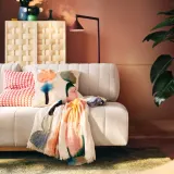 IKEA PS 2026 (ИКЕА ПС 2026) — Плед, белый/разноцветный 150х200 см — фото 2
