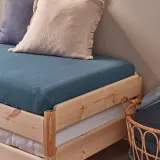IKEA VÅRVIAL (ИКЕА ВОРВИАЛ) — Простыня на резинке для кушетки, синяя 80x200 см — фото 3