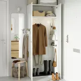 IKEA ALTARLIDEN (ИКЕА АЛТАРЛИДЕН) — Вешалка, с контейнером/белая — фото 2