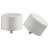 IKEA HELTUSS (ИКЕА ХЕЛТУСС) — Наконечники, 1 пара, белые — фото 1
