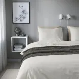 IKEA PILTANDVINGE (ИКЕА ПИЛТАНДВИНГЕ) — Пододеяльник и 2 наволочки, белый 200x200/50x60 см — фото 3