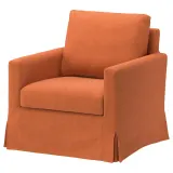 IKEA SALTSJÖBADEN (ИКЕА САЛТШЁБАДЕН) — Чехол на кресло-качалку/вращающееся кресло, Тонеруд красно-коричневый — фото 2