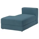 IKEA JÄTTEBO (ИКЕА ЙЭТТЕБО) — Чехол на модуль-шезлонг, левый, Аксвалль тёмный серо-синий — фото 2