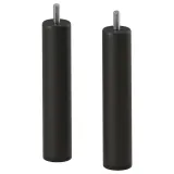 IKEA BANKABY (ИКЕА БАНКАБИ) — Ножка, металл/чёрный 16 см — фото 1