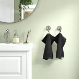 IKEA GULVIAL (ИКЕА ГУЛВИАЛ) — Полотенце для лица, чёрный 30х30 см — фото 4