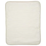 IKEA LEN (ИКЕА ЛЕН) — Одеяльце, белый бежевый/в зайчиках узор в полоску 80х100 см — фото 5