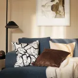 IKEA PELARKÖRSBÄR (ИКЕА ПЕЛАРКЁРСБЭР) — Чехол на подушку, белый/чёрный 50х50 см — фото 3