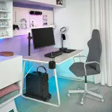 IKEA STUBBERGET (ИКЕА СТУББЕРГЕТ) — Держатель для монитора, чёрный — фото 3