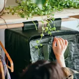 IKEA KOMPISHÄNG (ИКЕА КОМПИСХЭНГ) — Подвесные полки, 3 отделения, зелёный 40х30х66 см — фото 5