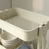 IKEA RÅSKOG (ИКЕА РОСКОГ) — Тележка, бежевый 35х45х77 см — фото 3