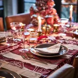IKEA HÖSTAGILLE (ИКЕА ХЁСТАГИЛЛЕ) — Салфетка под приборы, с узором/разноцветный 45х35 см — фото 2