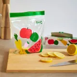 IKEA ISTAD (ИКЕА ИСТАД) — Пакет с застёжкой, с фруктами и овощами зелёный 1 л — фото 2