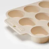 IKEA BAKTIDER (ИКЕА БАКТИДЕР) — Форма для маффинов, светло-бежевый 35х23 см — фото 5