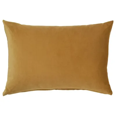 IKEA SANELA (ИКЕА САНЕЛА) — Наволочка на подушку, жёлто-коричневая 40x58 см