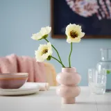 IKEA PÄRLHÄGG (ИКЕА ПЭРЛХЭГГ) — Ваза, светло-розовая 14 см — фото 3