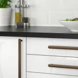 IKEA NYDALA (ИКЕА НИДАЛА) — Ручка мебельная, коричневая 346 мм — фото 2