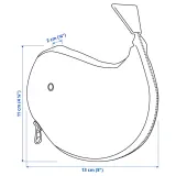 IKEA ROMELSÖN (ИКЕА РОМЕЛСЁН) — Сумка для мелочей, принт кит 13x2x11 см — фото 4