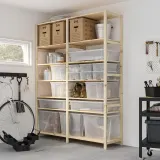 IKEA SAMLA (ИКЕА САМЛА) — Контейнер, прозрачный 39x28x14 см/11 л — фото 4