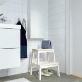 IKEA BEKVÄM (ИКЕА БЕКВЭМ) — Табурет-стремянка, белый 50 см — фото 3