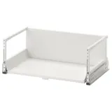 IKEA MAXIMERA (ИКЕА МАКСИМЕРА) — Ящик, высокий, белый 60х37 см — фото 1