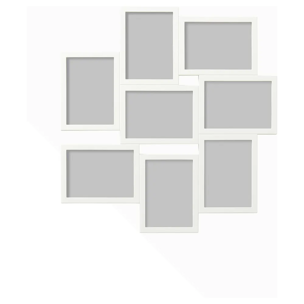 IKEA VÄXBO (ИКЕА ВЭКСБО) — Рамка на 8 фотографий, белая 13x18 см