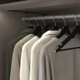 IKEA KOMPLEMENT (ИКЕА КОМПЛИМЕНТ) — Штанга, тёмно-серая 50 см — фото 2