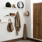 IKEA MOSSLANDA (ИКЕА МОССЛАНДА) — Полка для фоторамок, белая 55 см — фото 4