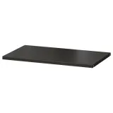 IKEA BESTÅ (ИКЕА БЕСТО) — Полка, чёрно-коричневая 56x36 см — фото 1