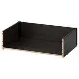 IKEA BESTÅ (ИКЕА БЕСТО) — Каркас ящика, чёрно-коричневый 60х15х40 см — фото 1