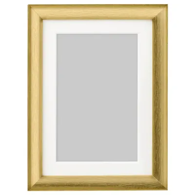 IKEA SILVERHÖJDEN (ИКЕА СИЛВЕРХЁЙДЕН) — Рамка, золотистый 13х18 см