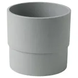 IKEA NYPON (ИКЕА НИПОН) — Кашпо для горшка, для дома/улицы серое 12 см — фото 1