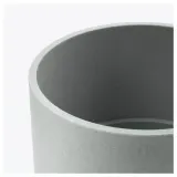 IKEA NYPON (ИКЕА НИПОН) — Кашпо для горшка, для дома/улицы серое 12 см — фото 6