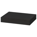 IKEA LACK (ИКЕА ЛАКК) — Полка настенная, чёрно-коричневая 30x26 см — фото 1