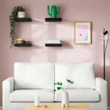 IKEA LACK (ИКЕА ЛАКК) — Полка настенная, чёрно-коричневая 30x26 см — фото 2