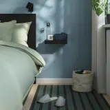 IKEA LACK (ИКЕА ЛАКК) — Полка настенная, чёрно-коричневая 30x26 см — фото 3