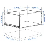 IKEA KONSTRUERA (ИКЕА КОНСТРУЕРА) — Ящик, белый 30x60 см — фото 2