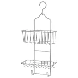 IKEA KROKFJORDEN (ИКЕА КРОКФЙОРДЕН) — Вешалка для душа, 2 яруса, оцинкованная 24x53 см — фото 1